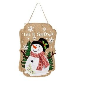 Snowman Light Up Wall Hanging Door Hanging